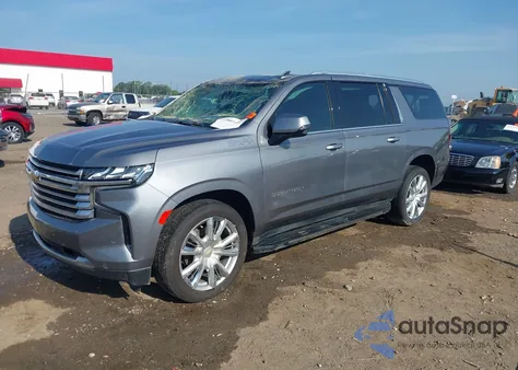 2021 Chevrolet Suburban 2Wd High Country из США, поврежденный, VIN 1GNSCGKL6MR205315